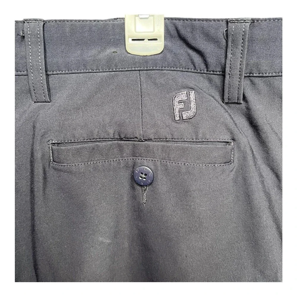 FOOTJOY Golf Shorts Mens Flat Front Navy Blue  Size W 40 - Picture 9 of 9